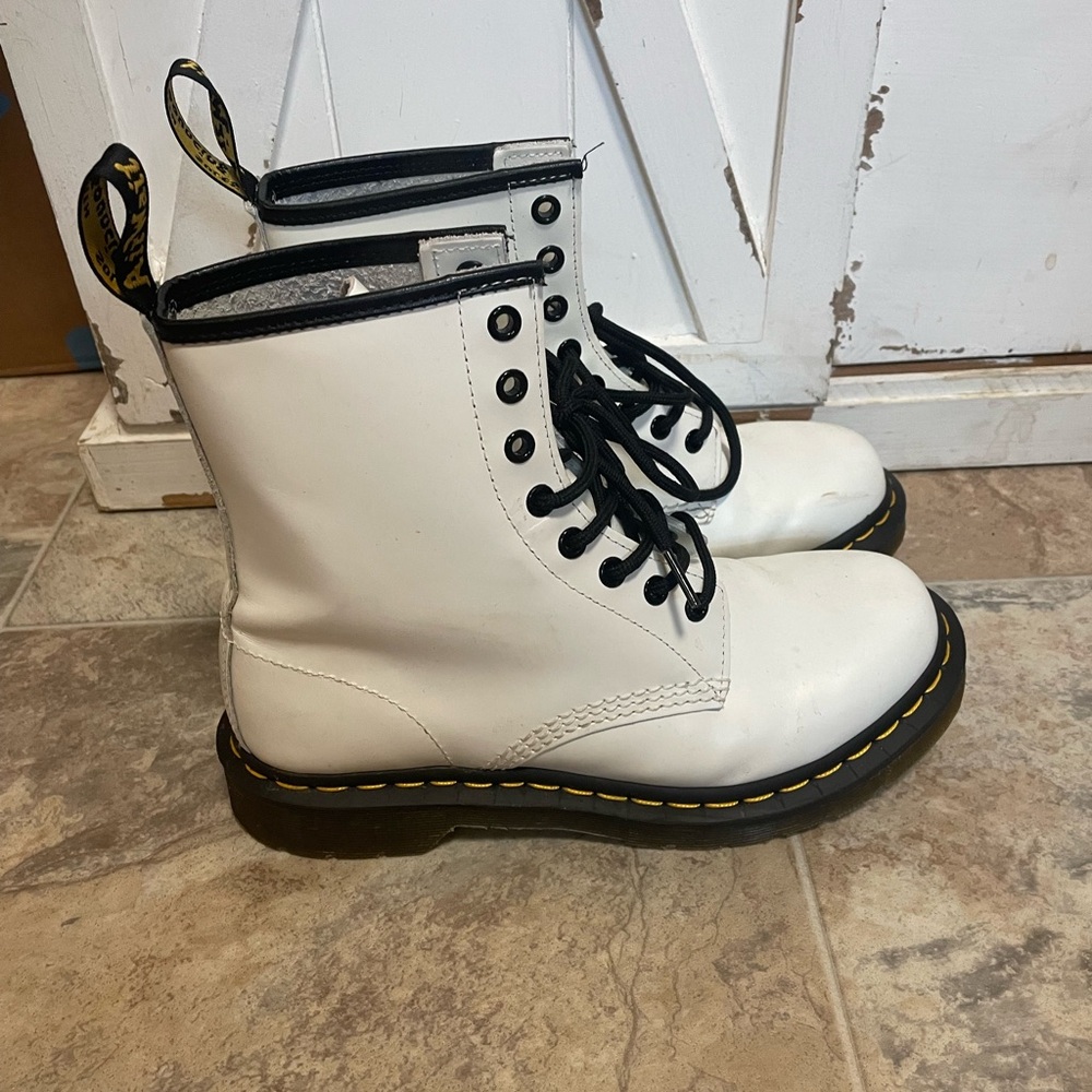 White Dr. Martens